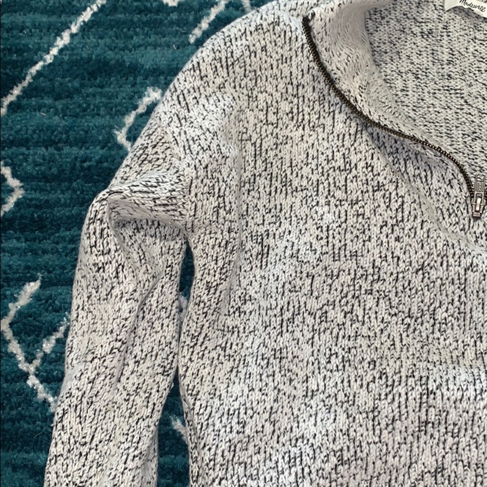 Madewell grey cozy pullover sweater
